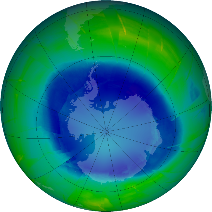 Ozone Map 2009-08-24
